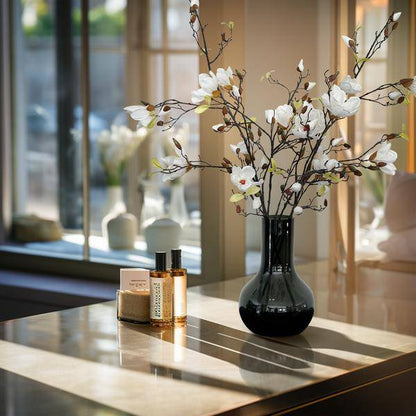 Künstliche Blumen - Blumenstrauß - Solo - Creme - Magnolienzweige - 105cm - 4 Stück