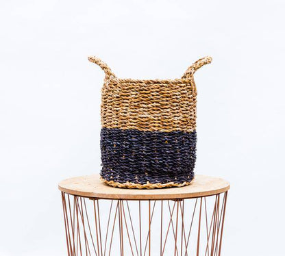 Korb Vic – 30cmx27cm – Moderner Aufbewahrungskorb – Vielseitig & Robust – Für Pflanzen, Haushalt & Dekoration – Naturmaterialien 