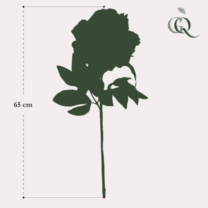 Künstliche Blumen - Blumenstrauß - Solo - Hellrosa - Pfingstrosen - 65cm - 5 Stück