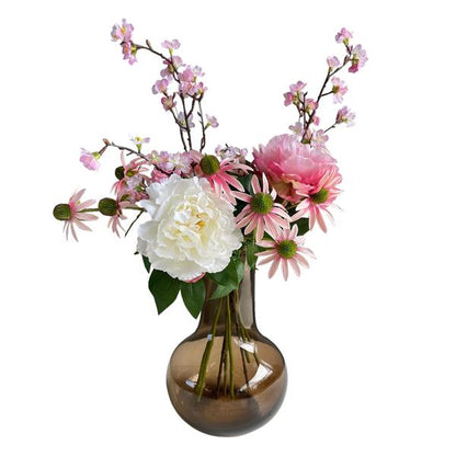Künstliche Blumen - Blumenstrauß - Rosa Sommer - ↕80cm
