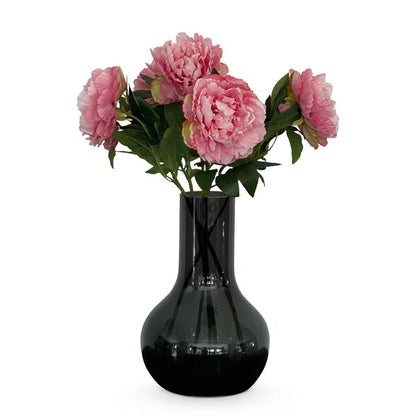 Künstliche Blumen - Blumenstrauß - Solo - Hellrosa - Pfingstrosen - 65cm - 5 Stück