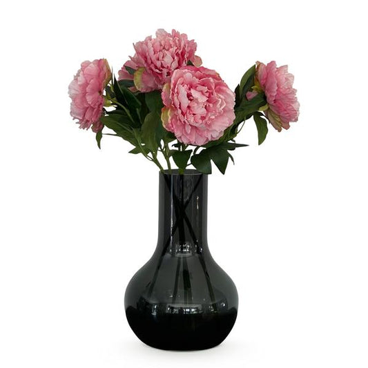 Künstliche Blumenstrauß Pfingstrosen Hellrosa – 5 Stück je 65cm – Realistische Kunstblumen – Romantischer Deko Blumenstrauß – Langlebige & pflegeleichte Dekoration für Zuhause, Büro & Events 