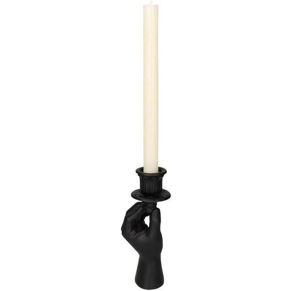 Kerzenständer - Hand Schwarz - ↑ 20 cm - Oasis of Life