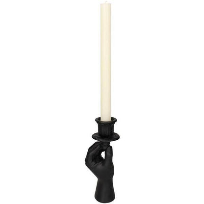 Kerzenständer - Hand Schwarz - ↑ 20 cm - Oasis of Life