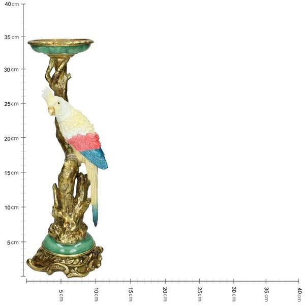Kerzenständer - Kakadu Mehrfarbig ↑ 35 cm - Oasis of Life