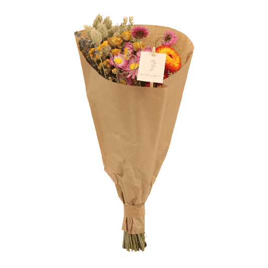 Trockenblumen Feldblumenstrauß Multi - Ø15cm - ↕35cm - Oasis of Life