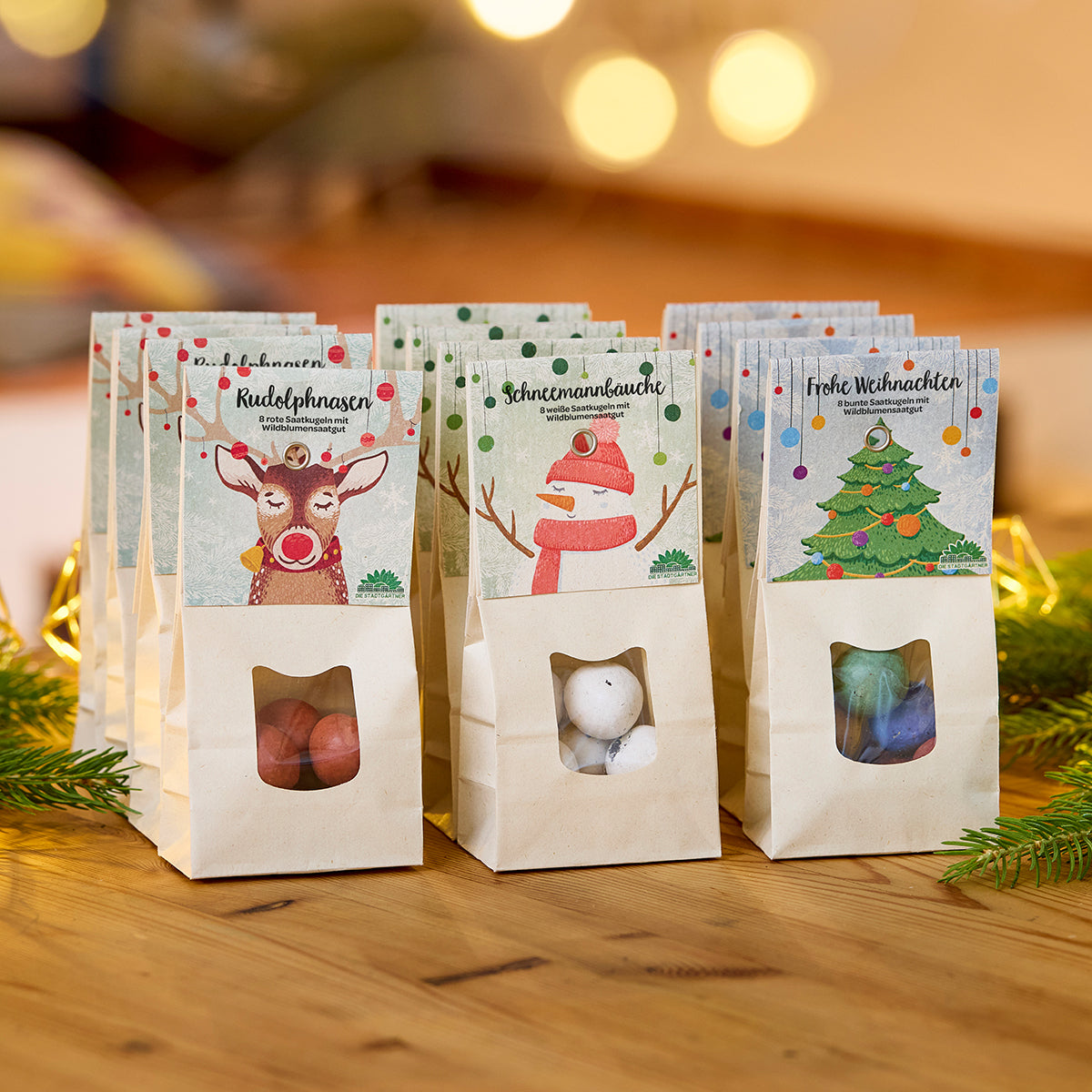 Rudolphnasen – Rote Blumenmurmeln 